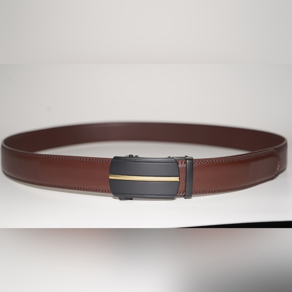 Men Leather Ratchet belt - Picture 3 of 5